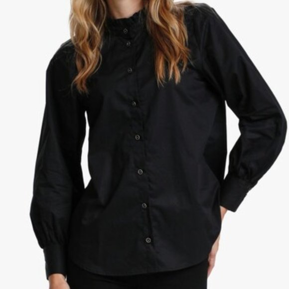 Karen by Simonsen Mojo KB ruffled collar blouse - Picture 9 of 9